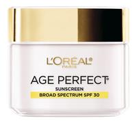 L'Oreal Paris Age Perfect Collagen Expert Anti-Aging Day Face Moisturizer AM, Collagen Peptides, Niacinamide, Age Perfect For Mature Skin, Suitable for Sensitive Skin, Dermatologist Tested, 2.5 oz