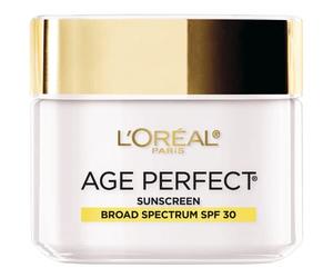 L'Oreal Paris Age Perfect Collagen Expert Anti-Aging Day Face Moisturizer AM, Collagen Peptides, Niacinamide, Age Perfect For Mature Skin, Suitable for Sensitive Skin, Dermatologist Tested, 2.5 oz