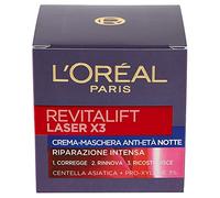 L'Oréal Paris Anti-Ageing Night Cream with Triple Power for Women: Reduces Wrinkles & Tightens the Skin, with Pro-Retinol, Hyaluronic Acid and Vitamin C, RevitaLift Laser, 1 x 50 ml