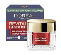 L'Oréal Paris - Anti-Aging Deep Face Care - Triple Action Day Cream Refill - With Hyaluronic Acid, Pro-Retinol & Vitamin C - All Skin Types - Revitalift Laser X3 - 50 ml