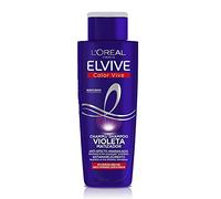 LOreal Paris Anti-Effect Orange Tinting Violet Shampoo, For Colored, Blonde, Bleached or Grey Hair, Elvive Color Vive