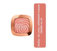 L'Oreal Paris Blush Of Paradise Melon Dollar Baby, A Compact Powder Blush In A Pink Shade, Mirror And Brush Included, Scented, Buildable Formula