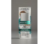 L'Oréal Paris Daily Fluid Tinted Glow SPF 50+, Bronze Glow, 50ml - Broad Spectrum SPF 50+ Filters with Instant Glow, Natural Coverage - Protect skin, Even Tone and Visibly Correct Dark Spots