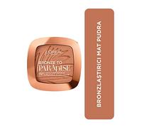 L'Oréal Paris Bronzer, Matte Bronzing Pressed Powder, Shade: Medium 02 | Shimmer Free, 91% Natural Origin, Buildable Shimmer-Free Formula, Natural Tan Finish, Pressed
