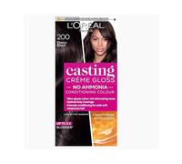 L'Oréal Paris Casting Crème Gloss Semi-Permanent Hair Dye (Various Shades) - 200 Ebony Black