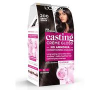 L'Oréal Paris Casting Crème Gloss, Semi-Permanent Hair Dye, Radiant & Natural Colour, No-ammonia, Semi-Permanent Hair Colour Lasts 32 Washes, Shade: 200 Ebony Black