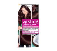 L'Oréal Paris Casting Crème Gloss Semi-Permanent Hair Dye (Various Shades) - 323 Dark Chocolate Brown