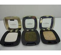 L'Oreal Paris Color Riche Mono Eyeshadow (3 Pack) 205 Nude - Gold Shade, 305 Smoky Kaki, 207 Nude Snow In Megeve (Pack Of 3)