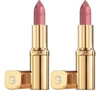 L'Oréal Paris Color Riche Satin Smooth Lipstick, Moisturising Pure Pigment Lip Colour, With Omega 3 & Vitamin E, 302 Rosewood