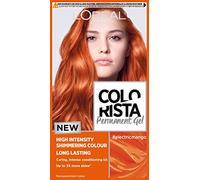 L'Oreal Paris Colorista Electric Mango Auburn Permanent Hair Dye Gel Long-Lasting Permanent Hair Colour , Electric Mango Auburn, 1 Count (Pack of 1)