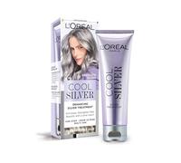 L'Oréal Paris Cool Silver Absolute Silver, Our 1st Enhancing Treatment for Natural Grey Hair, Ammonia-Free Semi-Permanent Colour, Enriched with Cool Dyes & Ceramides