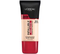 L'Oreal Paris Cosmetics Makeup Infallible Pro-Matte Liquid Longwear Foundation True Alabaster 1 fl oz.