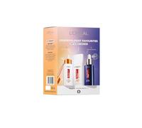 L'Oreal Paris Dermatologist Favourites Giftset, Three Dermatologist Validated Products 12% Pure Vitamic C Serum, SPF 50+ Anti-UV Fluid; 0.2% Pure Retinol Night Serum, Complete Day & Night Routine