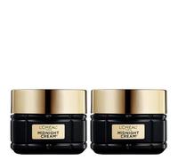 L'Oreal Paris DOUBLE Age Perfect Cell Renew Midnight Cream, Antioxidant Recovery Complex, Firm And Radiant Skin, Reduces Wrinkles, Neohesperidin And Vitamin E, 50Ml