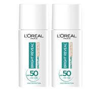 L'Oreal Paris DOUBLE Bright Reveal Uv Fluid Tinted Glow - Pearl - Spf