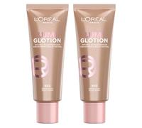L'Oreal Paris DOUBLE Multi-Use Glow Enhancer, 24H Hydration With Shea Butter And Glycerin, For Face And Body, Paradise Lumi Glotion, Shade 903: Medium Glow, 40 Ml