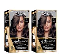 L'Oreal Paris DOUBLE Preference Hair Colour Brasilia 3 Dark-Brown