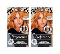 L'Oreal Paris DOUBLE Preference Les Vivids Hair Permanent Hair Dye - 7.43 Copper