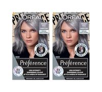 L'Oreal Paris DOUBLE Preference Les Vivids Hair Permanent Hair Dye - 9.112 Smokey Grey