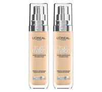 L'Oreal Paris DOUBLE True Match Liquid Foundation, Skincare Infused With Hyaluronic Acid, Spf 16, Available In 46 Shades
