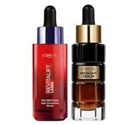 L'Oreal Paris DUO L'Oreal Paris Cell Renew Midnight Serum & Revitalift Laser Tri-Peptides Age-Correcting Serum