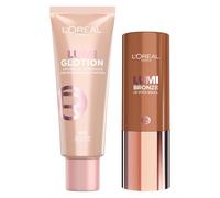 L'Oreal Paris DUO Lumi Glotion 902 Light Glow 40ml and Lumi Bronze Le Stick Soleil 110 Toasted Sunlight 9g