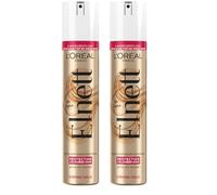 L'Oréal Paris Elnett Hair Spray, for Coloured Hair with UV Filter, Up to 72H Hold, 200ml (Pack of 2)