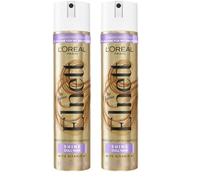 L'Oréal Paris Elnett Hair Spray, for Dull Hair, Enriched with Vitamin E, Up to 72h natural strong hold, 400ml (Pack of 2)