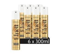 L'Oréal Paris Elnett Ultra Fine Hair Spray, Styling Spray with Provitamin B5, for Styling and Fixing the Hairstyle, Extra Strong Hold, Easy Brushing, No Silicone, 6 x 300 ml