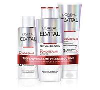 L'Oréal Paris Elvital Bond Repair Hair Repair Kit with Pre Shampoo, Shampoo & Conditioner, Bundle, Protection for Less Hair Breakage & More Shine, with Bond Repair Complex & Citric Acid 3 Piece