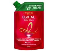 L'Oréal Paris Elvital Shampoo Refill Pack, Hair Shampoo for Coloured, Tinted or Highlighted Hair, Colour Shine, 1 x 500 ml