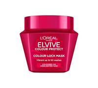 L'Oréal Paris Elvive Colour Protect, Colour Lock Hair mask, 300ml | For Coloured Or Highlighted Hair, Provides Vibrant Colour and Protection, 13% Protecting Complex