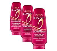 L'Oréal Paris Elvive Colour Protect Conditioner, with Vitamin Cg and UV filters, for Coloured & Highlighted Hair, Suitable for all hair textures, 300ml (Pack of 3)