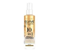 L'Oréal Paris 10-In-1 Miracle Treatment For Dry Unmanageable Hair, Elvive Extraordinary Oil Leave-In Spray With Precious Oils, Detangles And Protects From Heat And Frizz With No Weigh Down, 150ml