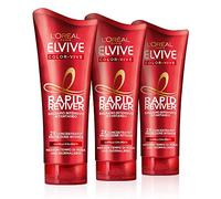L'Oréal Paris Elvive Rapid Reviver Color Vive Instant Intensive Conditioner, Enriched with Amino Acid and Vitamin E for Coloured Hair, Pack of 3
