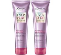 L'Oréal Paris EverPure Moisture Shampoo and Conditioner Kit for Colour Treated Hair, 8.5 Ounce, Set of 2 (Packaging May Vary)