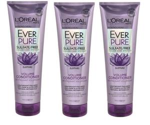 L'Oreal Paris EverPure Volume Conditioner 8.5 Ounce X 3 Packs