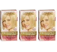 L'Oreal Paris Excellence 9 Creme Haircolor Light Natural Blonde X 3 Packs