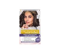LOral Paris Excellence Cool Crme Permanent Hair Dye, Long-lasting Anti-Brassiness Colour, 5.11 Ultra Ash Light Brown