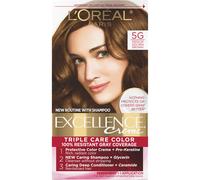 L'Oreal Paris Excellence Creme Haircolor Medium Golden Brown [5G] 1 ea (Pack of 3)