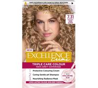L'Oréal Paris Excellence Crème Permanent 7.31 Natural Dark Caramel Blonde