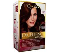 L'Oréal Paris Excellence Creme Permanent Hair Color 4.54 Castaño