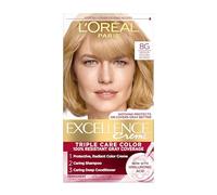 L'Oréal Paris Excellence Créme Permanent Hair Color, 8G Medium Golden Blonde