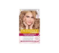 L'Oréal Excellence Créme 8.12 Natural Frosted Beige Blonde: 100% Grey Coverage, Hyaluronic Acid for 10x Nourished, 2x Shinier Hair. Achieve a cool, luminous frosted beige blonde.