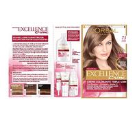 L'Oréal Paris - Excellence Crème - Permanent Hair Colour Triple Care 100% Coverage White Hair - Shade 7.1 Ash Blonde