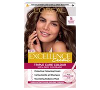 L'Oréal Paris Excellence Créme Permanent Hair Dye, 5 Natural Brown