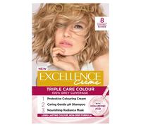 L'Oréal Paris Excellence Crème Permanent Hair Dye – Pro-Keratin, 5.3 Natural Golden Brown