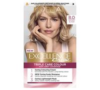 L'Oréal Paris Excellence Crème Permanent Hair Dye, Radiant At-Home Hair Colour with up to 100% Grey Coverage, Pro-Keratin, Up to 8 Weeks of Colour, Colour: 5.3 Natural Golden Brown