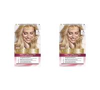 L'Oréal Paris Excellence Crème Permanent Hair Dye, Radiant At-Home Hair Colour with up to 100% Grey Coverage, Pro-Keratin, Up to 8 Weeks of Colour, Colour: 9 Natural Light Blonde (Pack of 2)