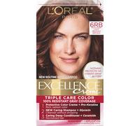 L'Oreal Paris Excellence Creme Triple Protection Color - 6RB Light Reddish Brown - Warmer for Unis